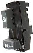 2005 Chevrolet Blazer - Front, Passenger Side Window Switch, Gray, 2 Buttons
