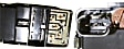 2005 Chevrolet Blazer - Front, Passenger Side Window Switch, Gray, 2 Buttons