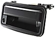 Tailgate Handle, Smooth Black, Metal, Does Not Include Mounting Hardware, Mounted On Fold-down Gate