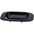 Tailgate Handle Bezel, Smooth Black Plastic Without Camera Hole Without Key Hole