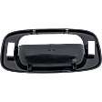 Tailgate Handle Bezel, Smooth Black Plastic Without Camera Hole Without Key Hole