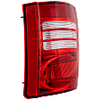 Passenger Side Tail Light, with Bulb, Halogen, Clear and Red Lens