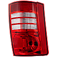 Driver Side Tail Light, with Bulb, Halogen, Clear and Red Lens