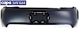 2008-2012 Chevrolet Malibu - Rear Primed Bumper Cover, LS 08-10/LT/LTZ Models, CAPA CERTIFIED