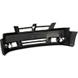 Front Primed Bumper Cover, With Headlight Washer Holes, Without Parking Aid Sensor Holes, Without Fog Light Cover, With Emblem Holes, CAPA Certified