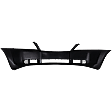 Front Primed Bumper Cover, Without Fog Light Holes, CAPA CERTIFIED