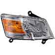 Passenger Side Headlight, with Bulb, Halogen, Clear Lens