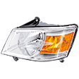 Driver Side Headlight, with Bulb, Halogen, Clear Lens