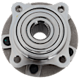 Front, Driver or Passenger Side Wheel Hub, With Bearing, 8 x 6.5 in. Bolt Pattern, 4WD, Base Model