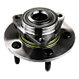 Front, Driver or Passenger Side Wheel Hub, With Bearing, 5 x 5.5 in. Bolt Pattern, Without ABS Sensor