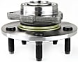 Front, Driver or Passenger Side Wheel Hub, With Bearing, 5 x 5.5 in. Bolt Pattern, Without ABS Sensor