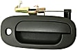 2000-2001 Dodge Dakota - Front, Passenger Side Textured Black Exterior Door Handle, With Key Hole