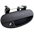 Front, Passenger Side Textured Black Exterior Door Handle, With Key Hole