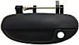 Front, Driver Side Textured Black Exterior Door Handle, With Key Hole
