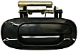 Rear, Passenger Side Textured Black Exterior Door Handle, Without Key Hole