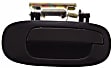 Rear, Passenger Side Textured Black Exterior Door Handle, Without Key Hole