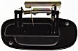 Rear, Passenger Side Textured Black Exterior Door Handle, Without Key Hole