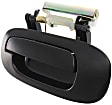 2001 Dodge Dakota - Rear, Driver Side Textured Black Exterior Door Handle, Without Key Hole