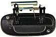 2001 Dodge Dakota - Rear, Driver Side Textured Black Exterior Door Handle, Without Key Hole