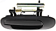 2001 Dodge Dakota - Rear, Driver Side Textured Black Exterior Door Handle, Without Key Hole