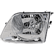 Driver Side Headlight, with bulb, Halogen, Crystal Clear Lens