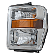 Driver Side Headlight, with Bulb, Halogen, Except Harley Davidson Model, CAPA Certified