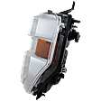 Driver Side Headlight, with Bulb, Halogen, Except Harley Davidson Model, CAPA Certified