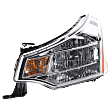 2008-2011 Ford Focus - Driver Side Headlight, with Bulb, Halogen, Clear Lens, 4 Cyl., 2.0L Engine, CAPA Certified