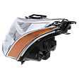 2008-2011 Ford Focus - Driver Side Headlight, with Bulb, Halogen, Clear Lens, 4 Cyl., 2.0L Engine, CAPA Certified