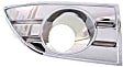 Front, Passenger Side Fog Light Trim, Chrome