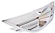 Front, Passenger Side Fog Light Trim, Chrome