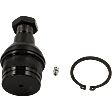 Front, Driver or Passenger Side, Lower Ball Joint, Non-Adjustable, Press-In Mounting Type, Includes Hardware, Nuts, Castle Nut, and Cotter Pin