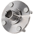 Front, Driver or Passenger Side Wheel Hub, with Bearing, 4 x 4.25 in. Bolt Pattern