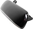Front, Passenger Side Smooth Black Exterior Door Handle, Without Key Hole