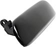 Front, Passenger Side Smooth Black Exterior Door Handle, Without Key Hole