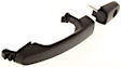 2005-2007 Mercury Montego - Front, Driver Side Exterior Door Handle, Black, With Key Hole, With Cap