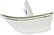 Front or Rear, Driver Side Interior Door Handle, Chrome, Without Door Lock Hole