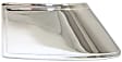 Front or Rear, Driver Side Interior Door Handle, Chrome, Without Door Lock Hole