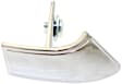 Front or Rear, Driver Side Interior Door Handle, Chrome, Without Door Lock Hole