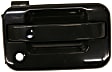 Front, Passenger Side Smooth Black Exterior Door Handle, With Key Hole
