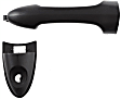 Front, Driver Or Passenger Side Exterior Door Handle, Textured Black, With Key Hole, With Cap And Cover