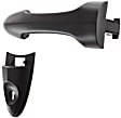 Front, Driver Or Passenger Side Exterior Door Handle, Textured Black, With Key Hole, With Cap And Cover