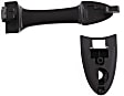 Front, Driver Or Passenger Side Exterior Door Handle, Textured Black, With Key Hole, With Cap And Cover