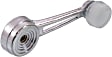 Front or Rear, Driver or Passenger Side Window Crank, Metal, Chrome