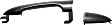 Rear, Driver Or Passenger Side Exterior Door Handle, Textured Black, Without Key Hole, With Cap And Cover