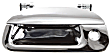 Tailgate Handle, Chrome Plastic Without Camera Hole With Key Hole