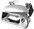 Tailgate Handle, Chrome Plastic Without Camera Hole With Key Hole