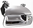 Tailgate Handle, Chrome Plastic Without Camera Hole With Key Hole