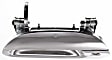 Tailgate Handle, Chrome Plastic Without Camera Hole With Key Hole
