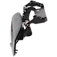 Tailgate Handle, Textured Black Plastic Without Camera Hole Without Key Hole